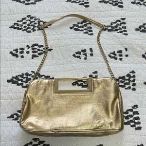 Gold Shoulder Bag